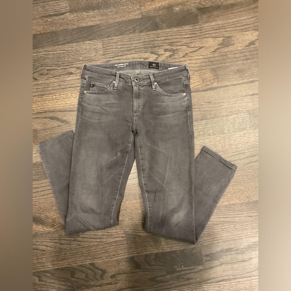 AG The Legging Ankle Super Skinny Ankle Denim Gray jeans Size 26R